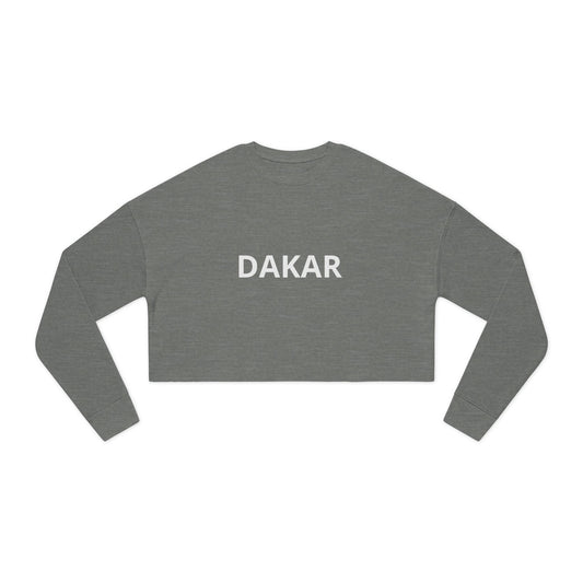Dakar Cropped Sweatshirt — Women's Casual City Name Crop Top