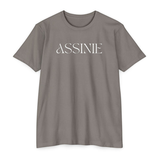 Assume T-Shirt — Minimalist White Logo Tee for Casual Everyday Wear