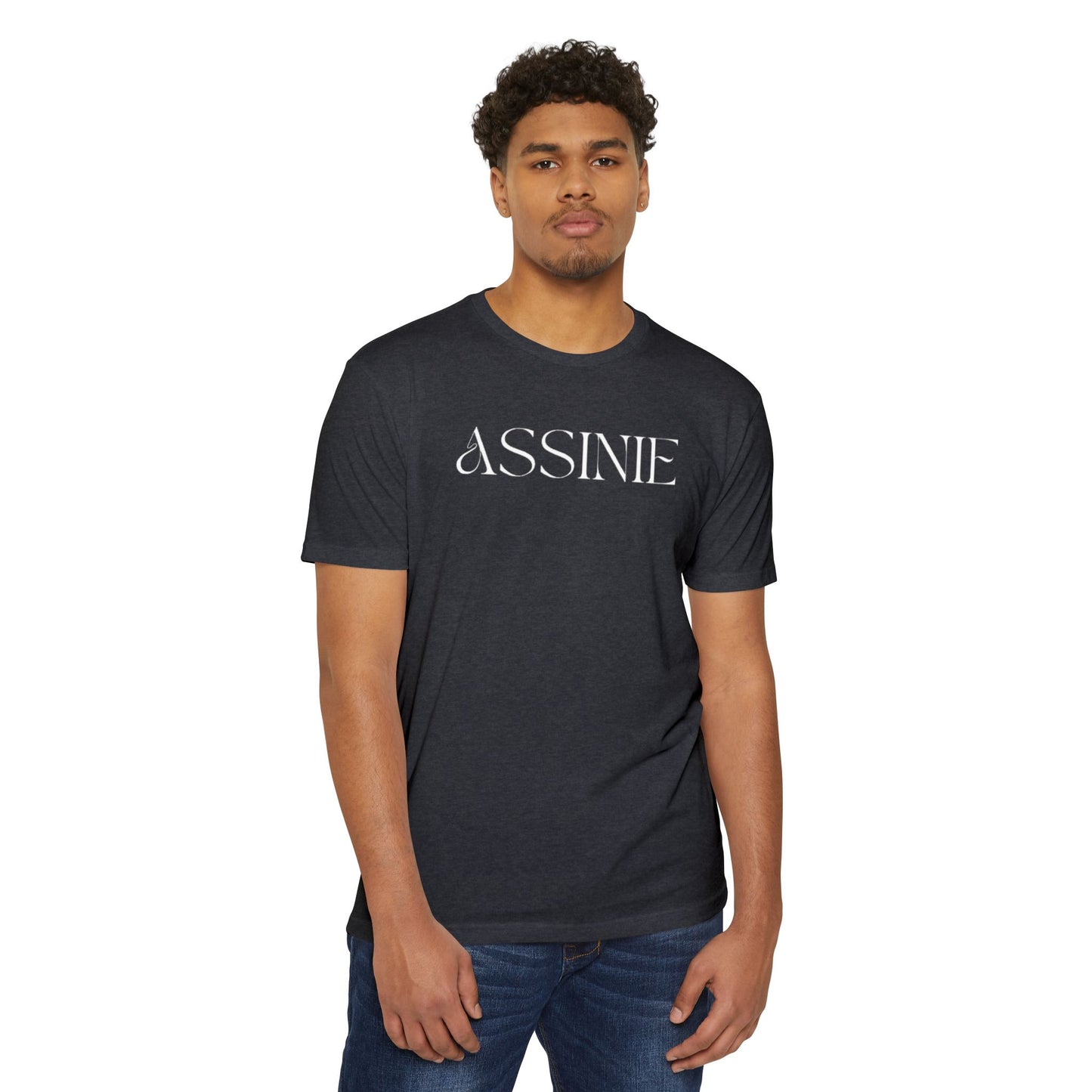 Assume T-Shirt — Minimalist White Logo Tee for Casual Everyday Wear