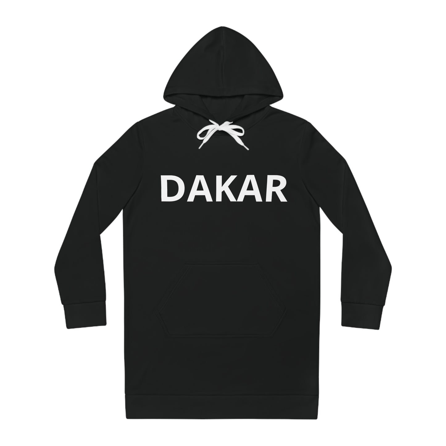 Dakar Hoodie Dress — Women's Casual Hooded Sweatshirt Dress