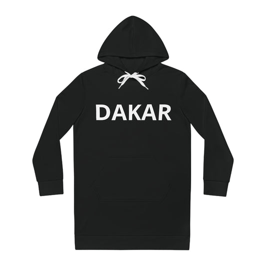 Dakar Hoodie Dress — Women's Casual Hooded Sweatshirt Dress