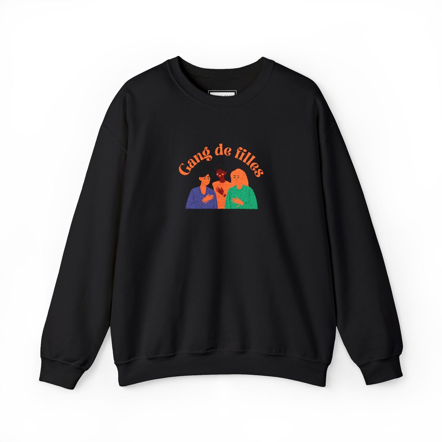 Gang de Filles Crewneck Sweatshirt – Retro Women’s Friendship Graphic Sweatshirt