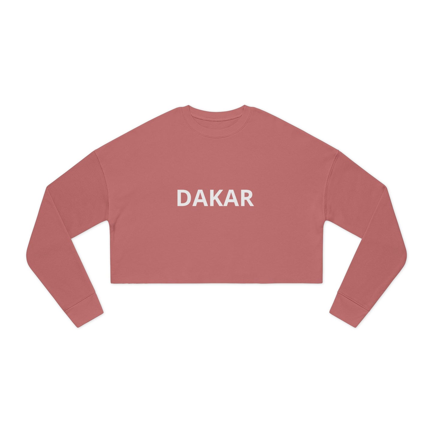 Dakar Cropped Sweatshirt — Women's Casual City Name Crop Top