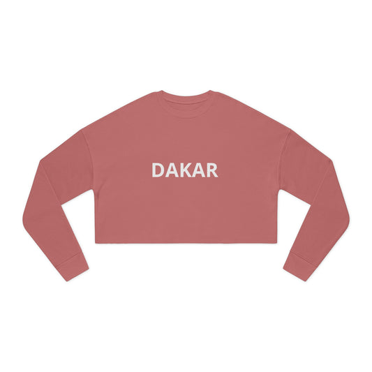 Dakar Cropped Sweatshirt — Women's Casual City Name Crop Top