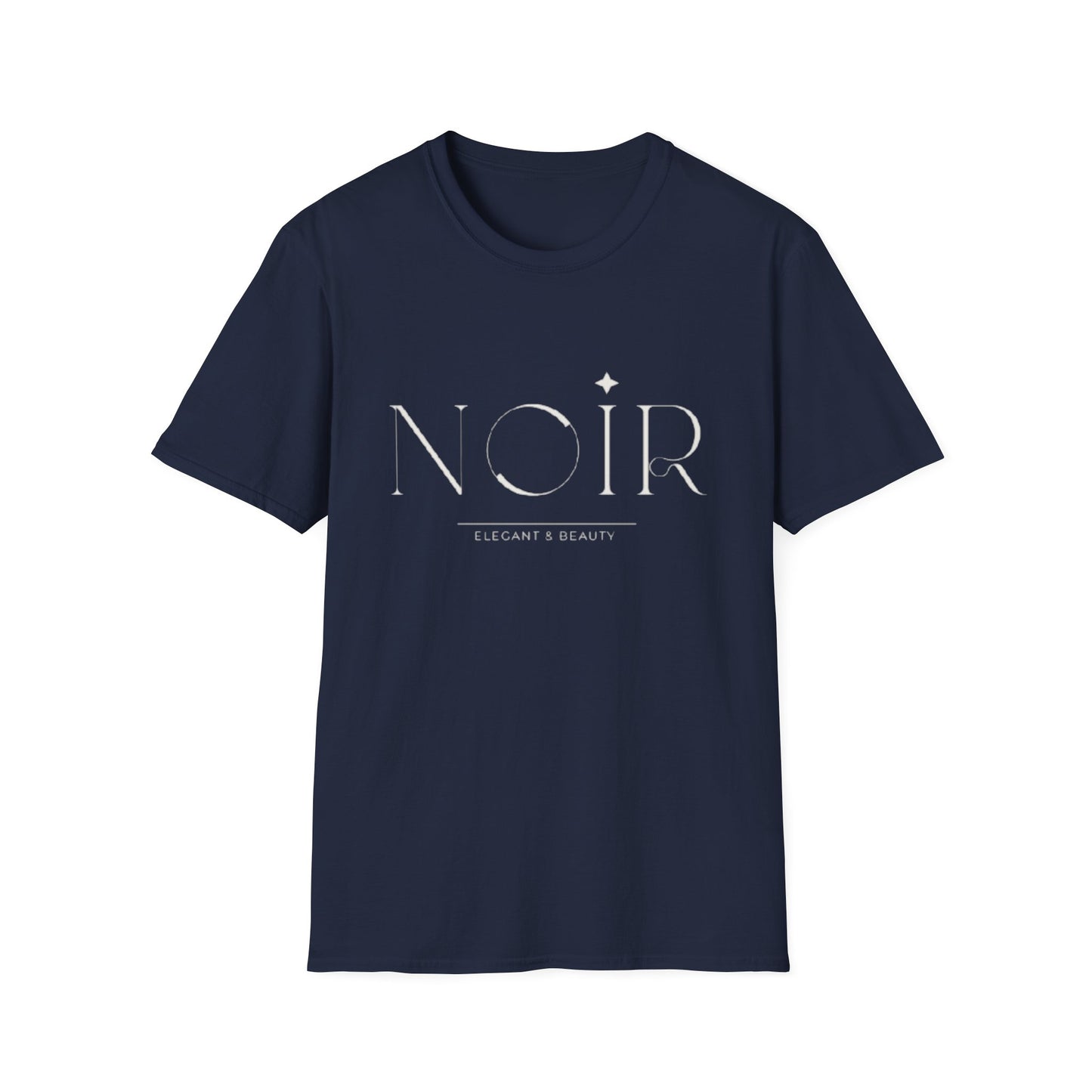 Minimalist 'Noir' Graphic T-Shirt — Subtle Monochrome Logo Tee