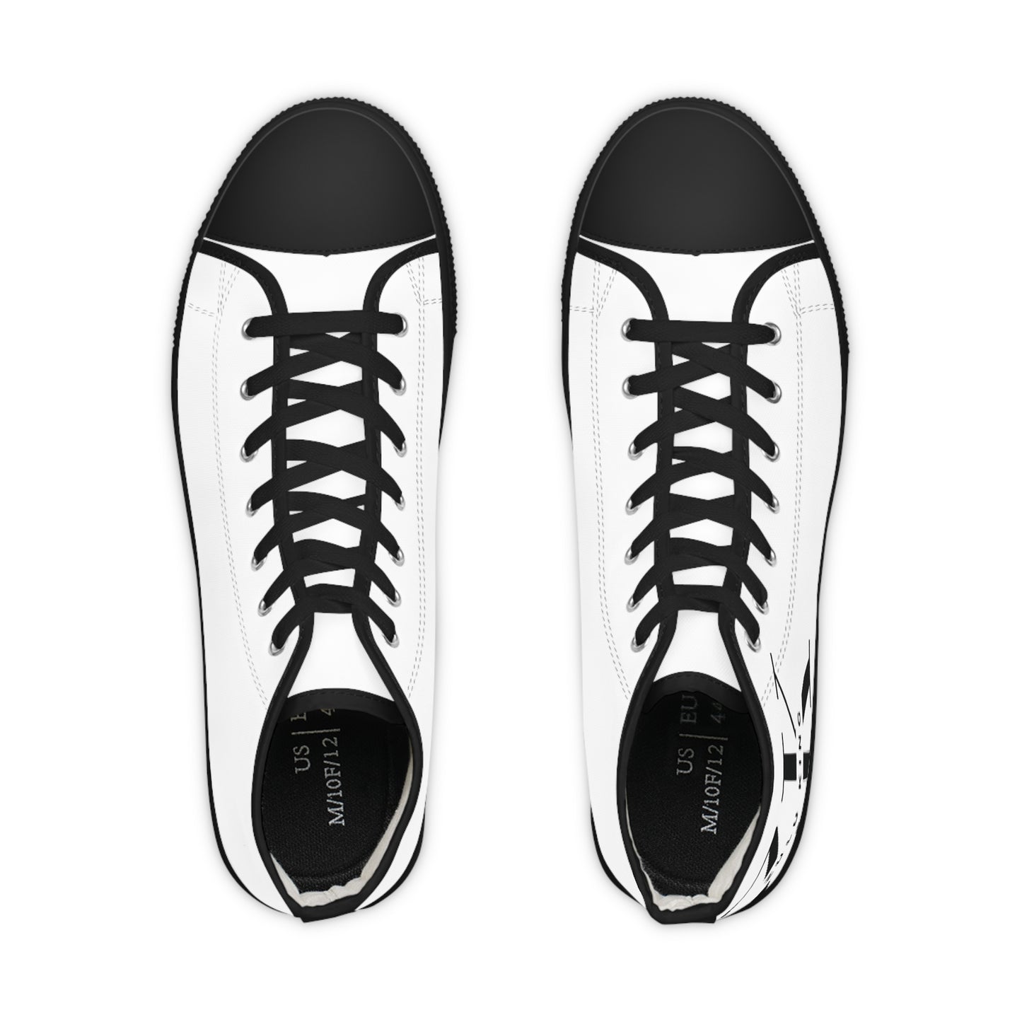 ZULU KING. White High Top Sneakers — Shoes for Men