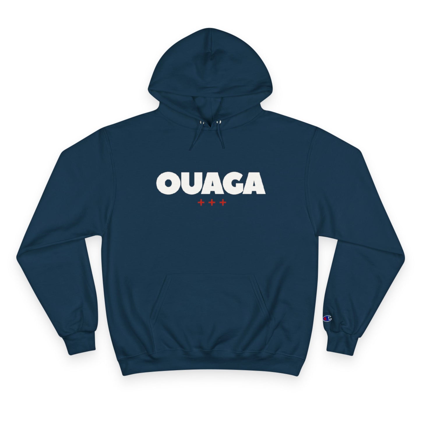 OUAGA Champion Hoodie — Retro City Name Pullover