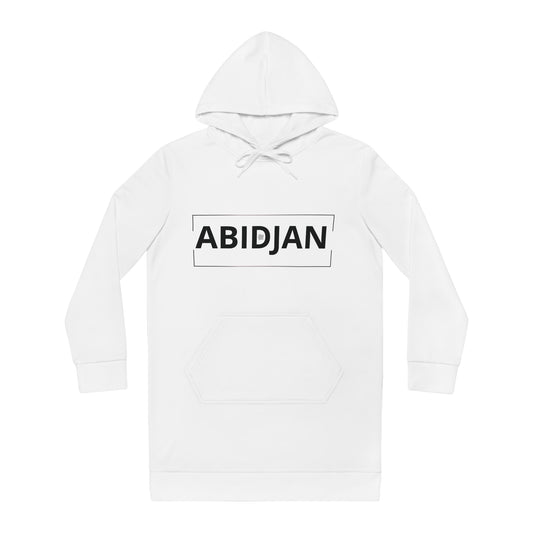 Abidjan Hoodie Dress — Women's Casual Hooded Sweatshirt Dress