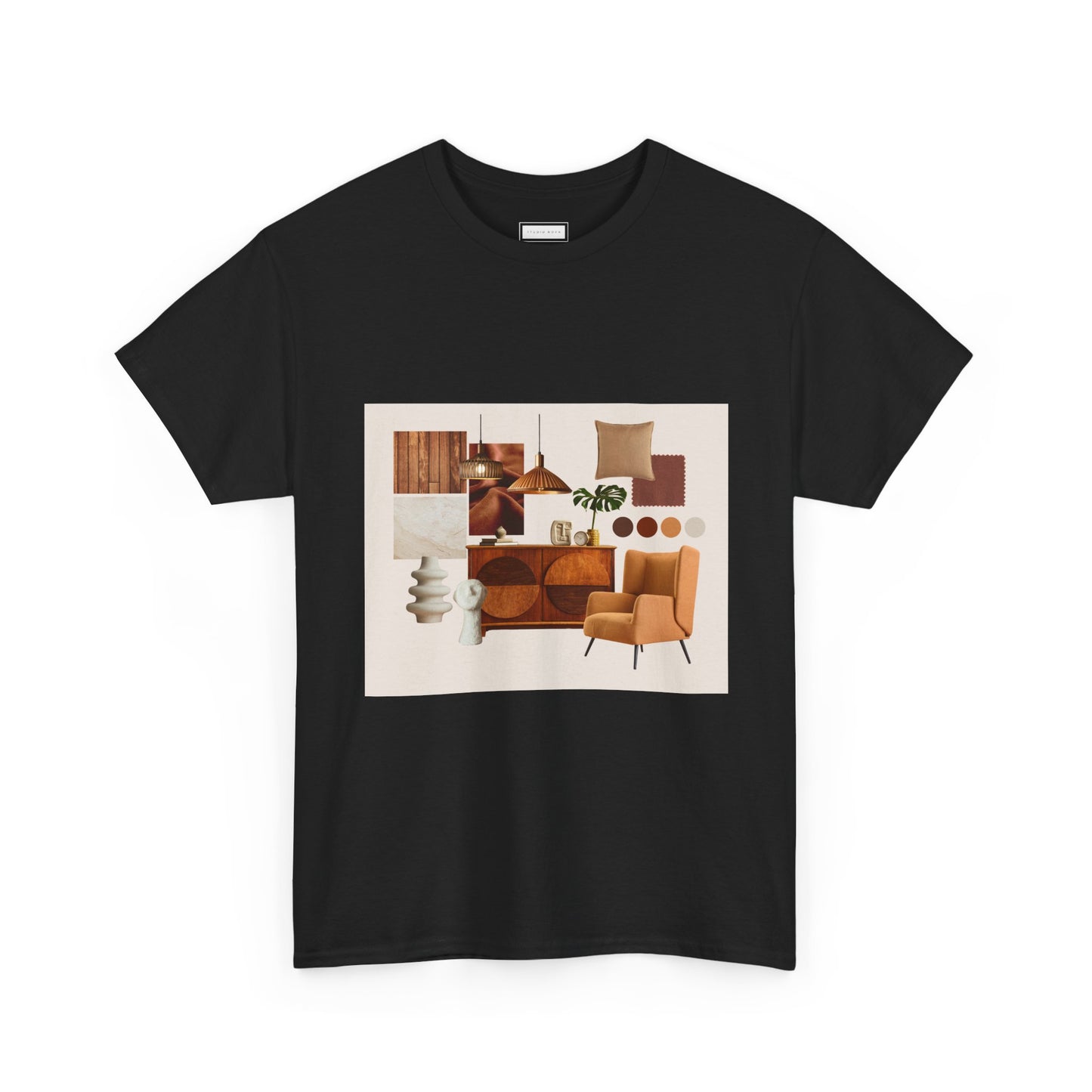 Mid-Century Modern Living Room Art Tee