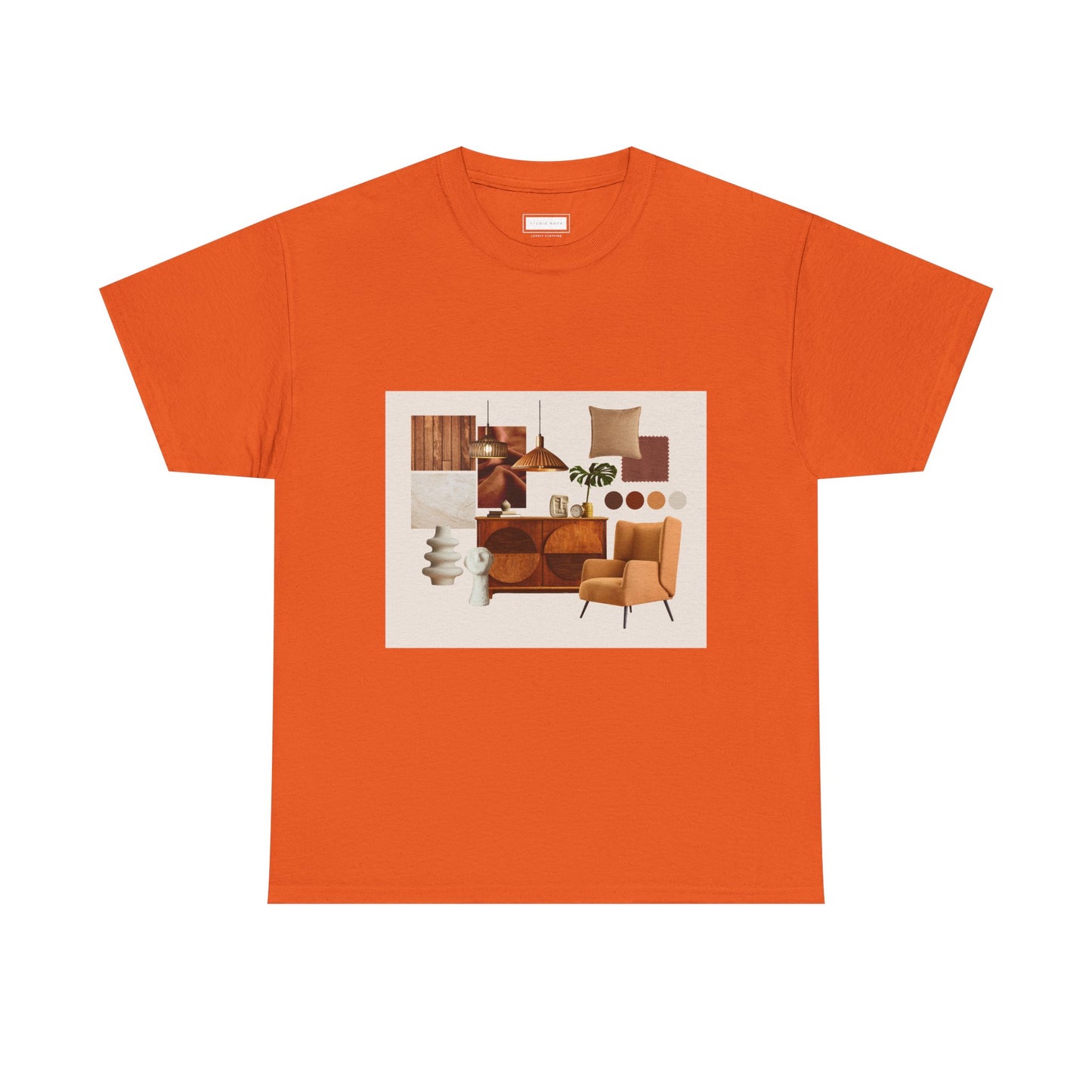 Mid-Century Modern Living Room Art Tee