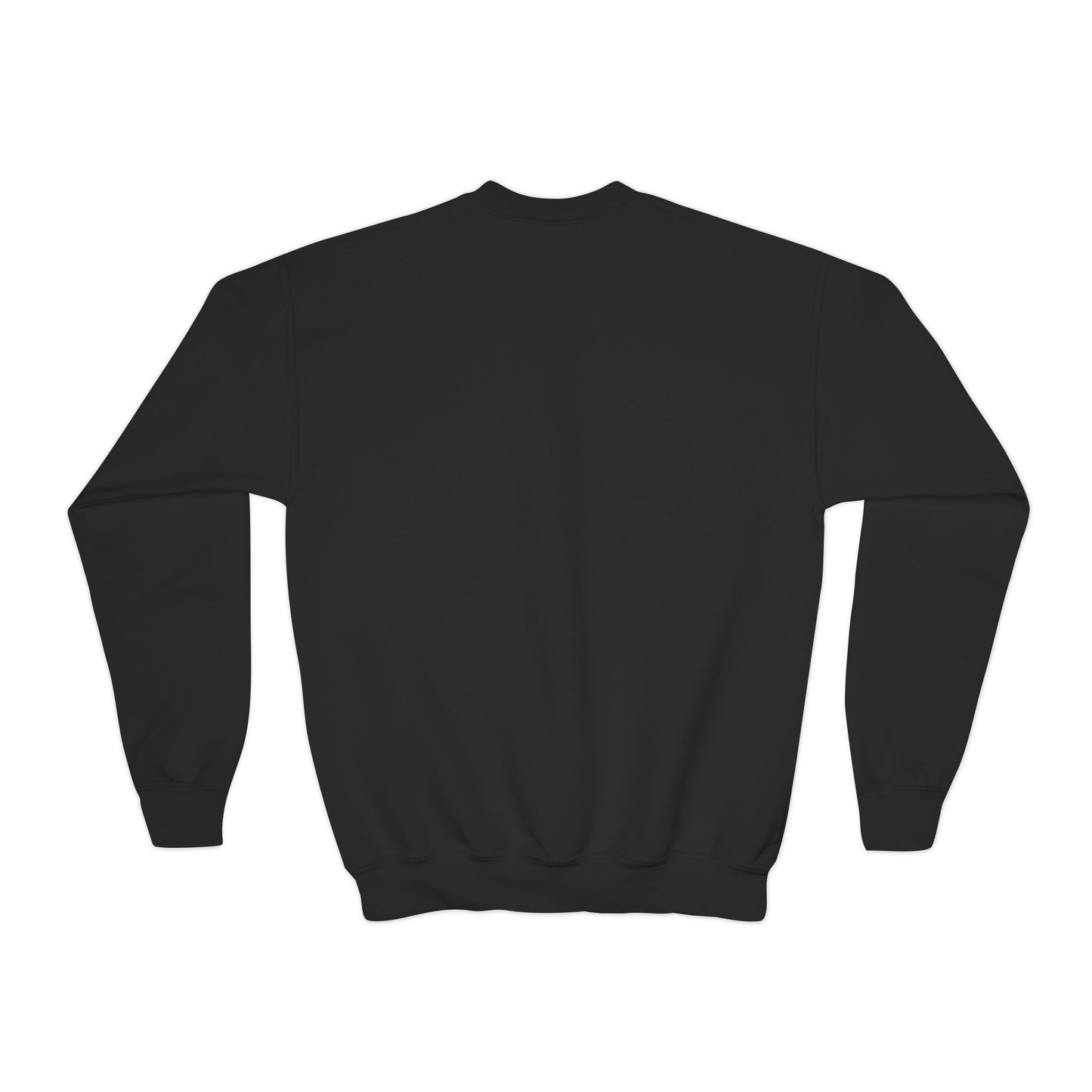 Youth Crewneck Sweatshirt — Cozy Winter Fashion Collage "Bonjour Hiver"