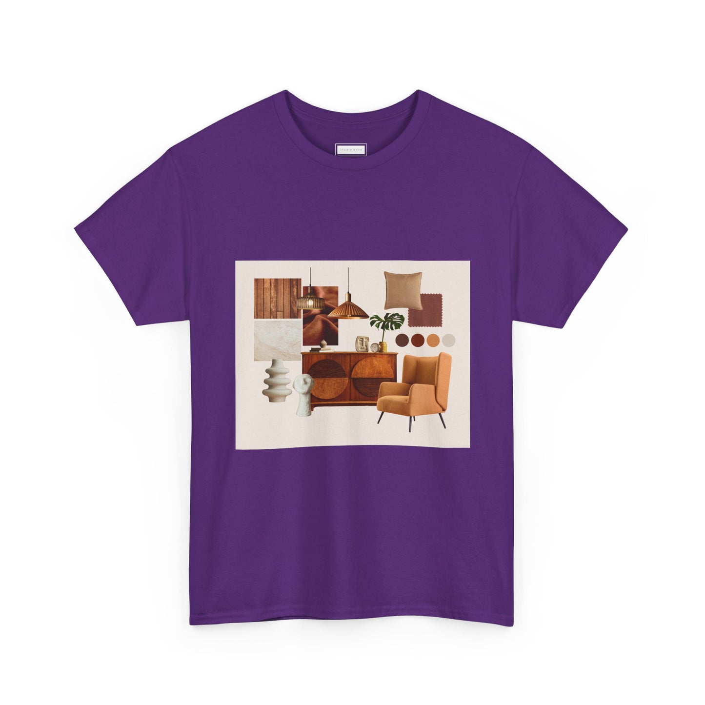 Mid-Century Modern Living Room Art Tee