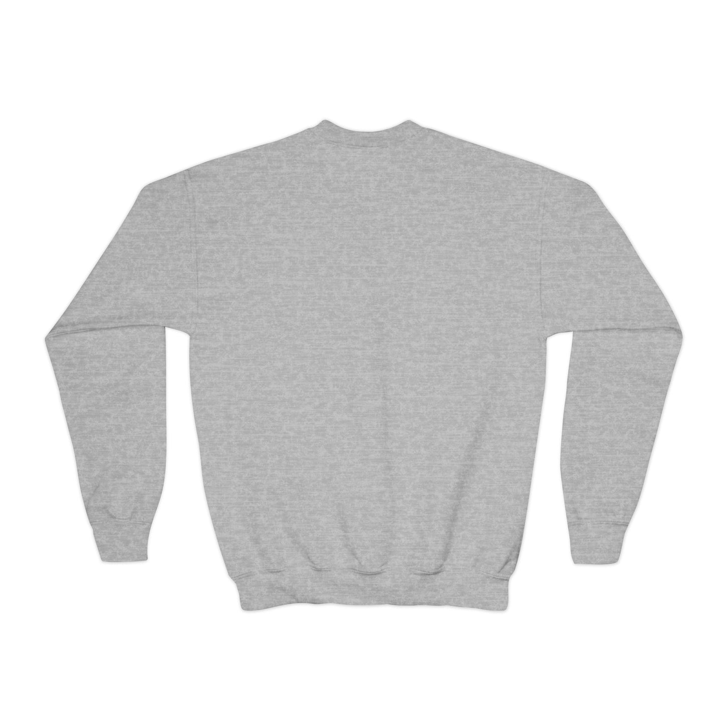 Youth Crewneck Sweatshirt — Cozy Winter Fashion Collage "Bonjour Hiver"
