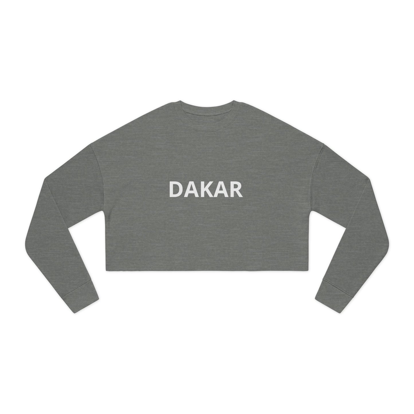 Dakar Cropped Sweatshirt — Women's Casual City Name Crop Top
