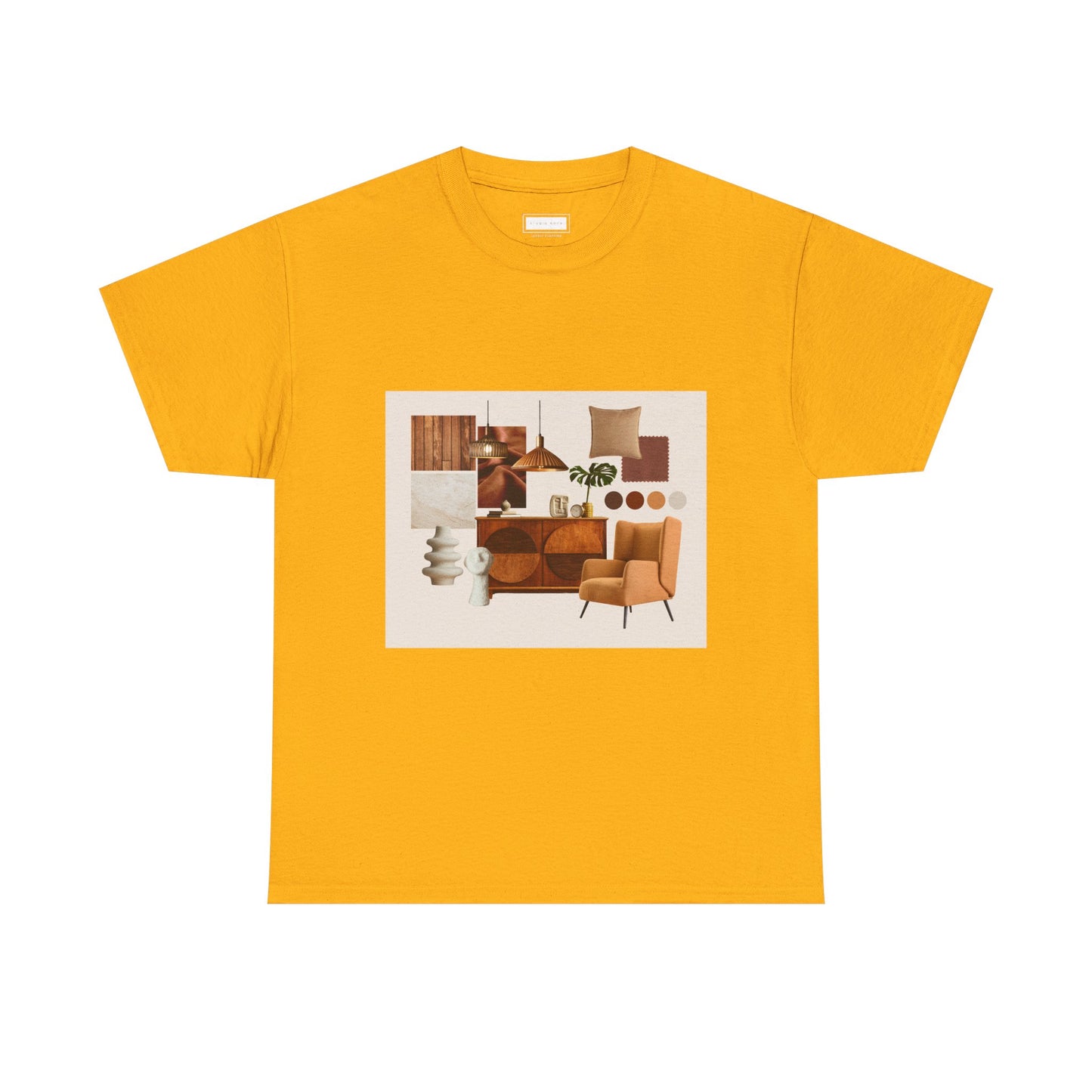 Mid-Century Modern Living Room Art Tee