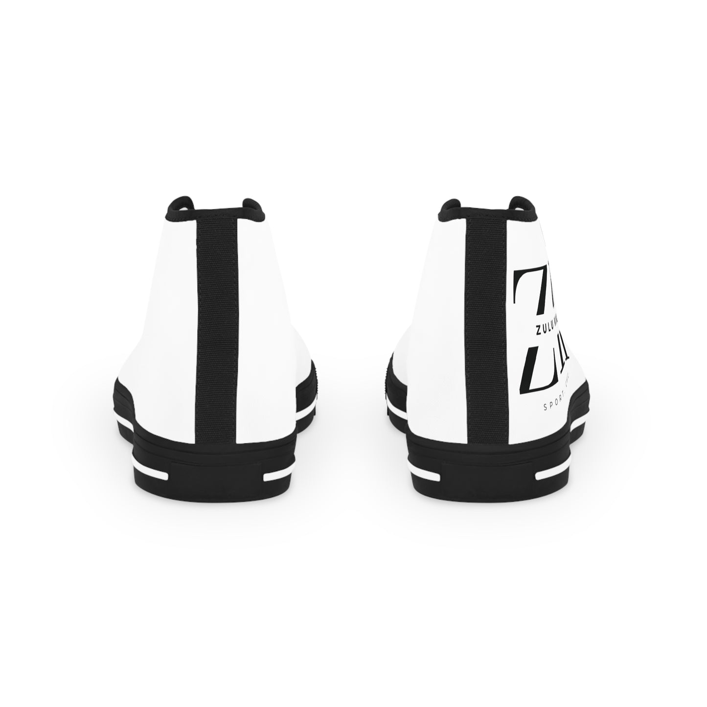 ZULU KING. White High Top Sneakers — Shoes for Men