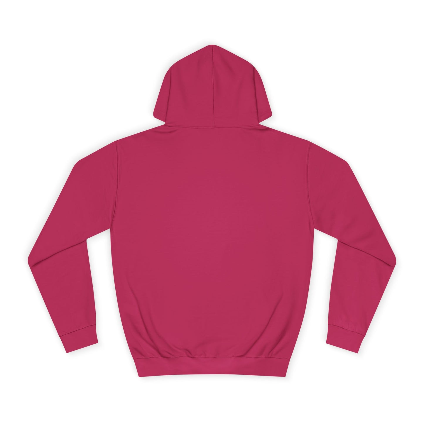 Happy Graffiti Hoodie — Pink Bubble Text College Pullover