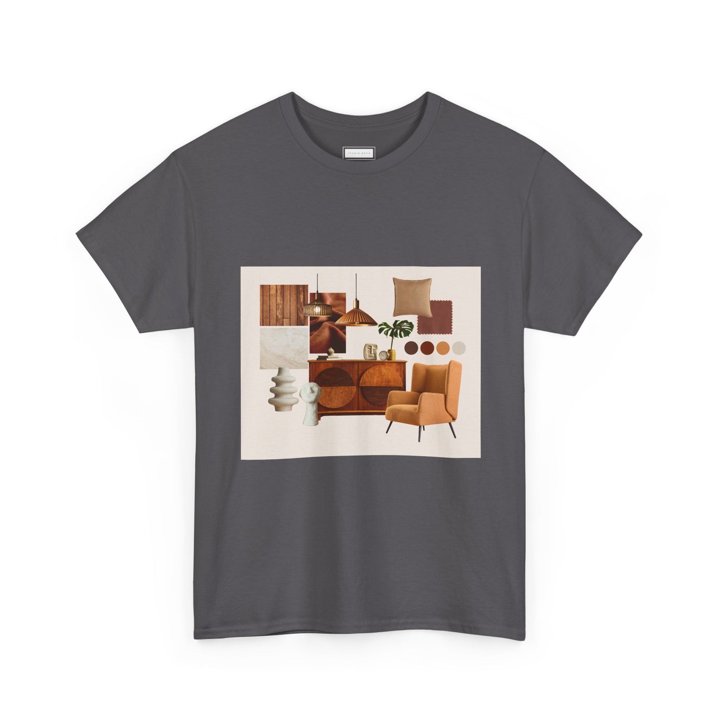 Mid-Century Modern Living Room Art Tee