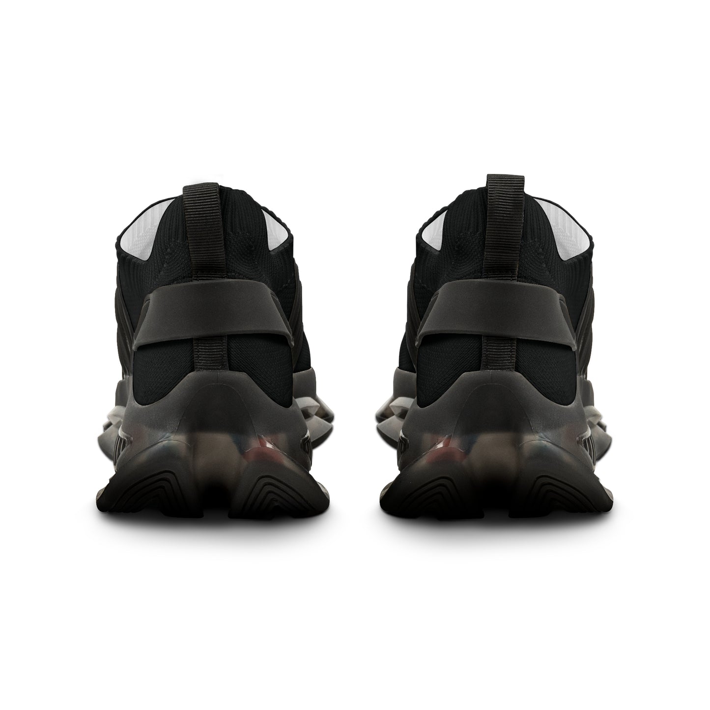 ZULU KING Men's Sneakers — Lightweight White Athletic Shoes with Black Toe Accent