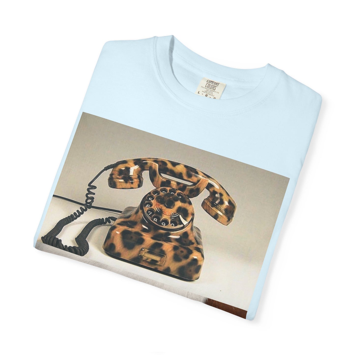 Inspired Leopard Phone Graphic T-Shirt