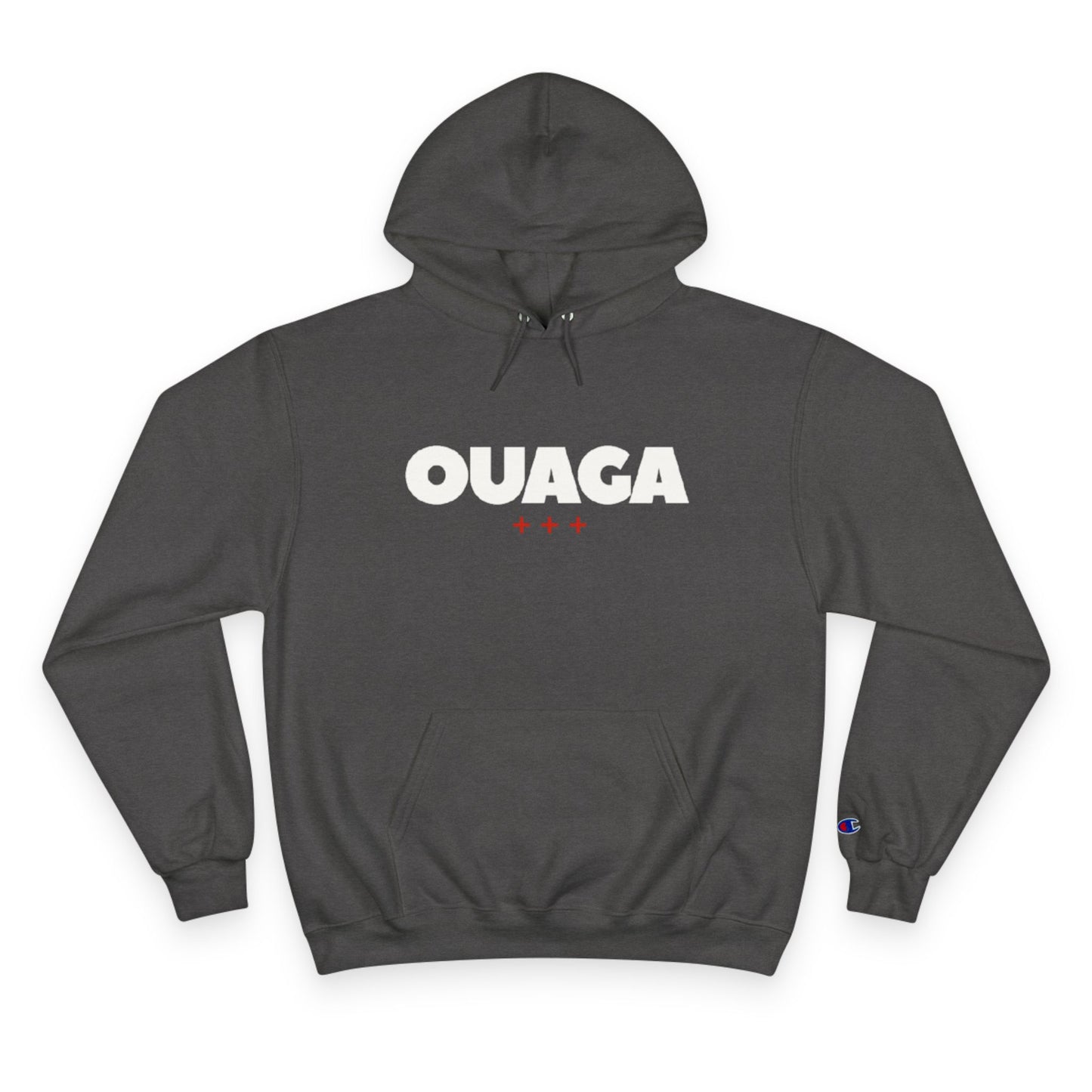 OUAGA Champion Hoodie — Retro City Name Pullover