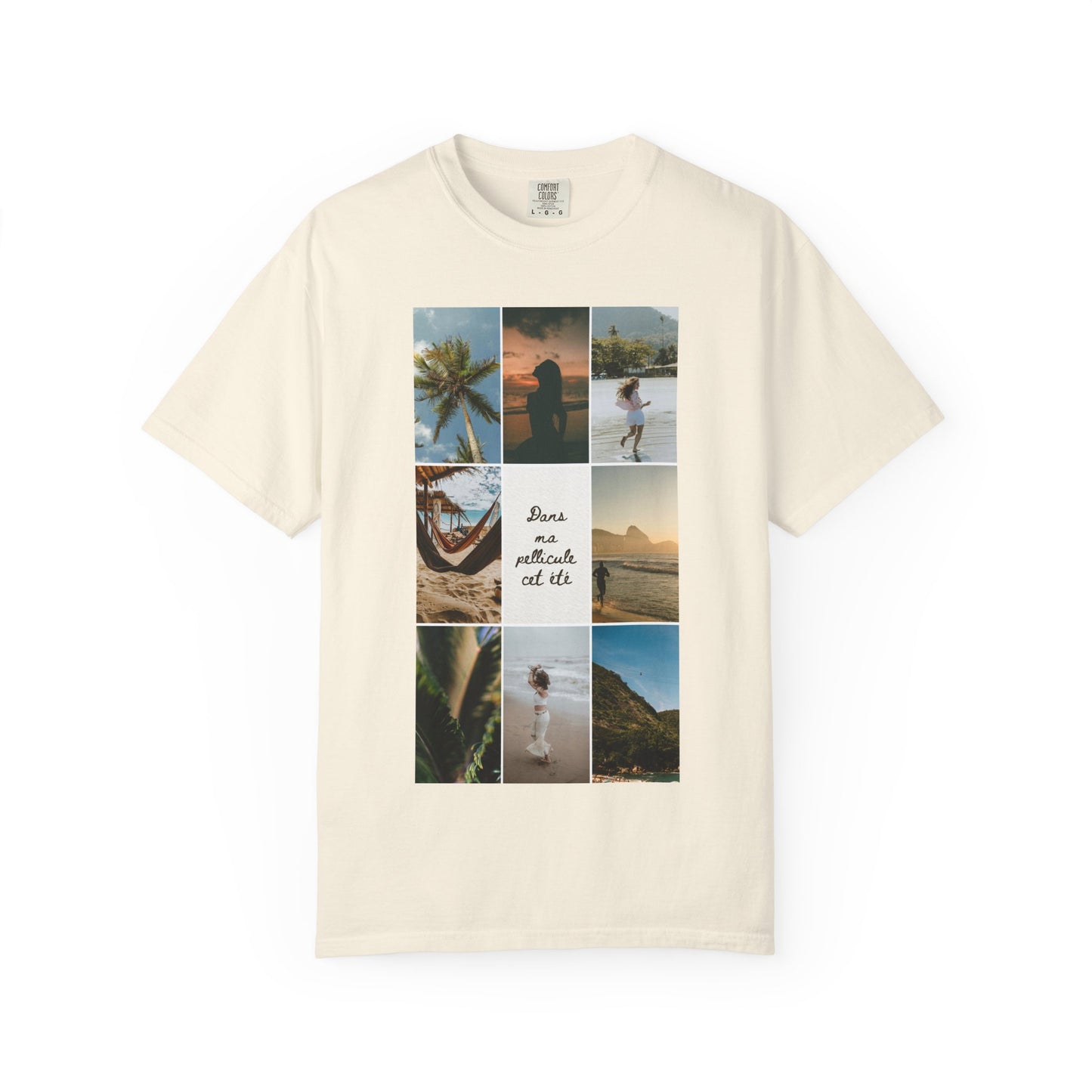 Travel Photo Collage T-Shirt — "Stars are patient, not idle"