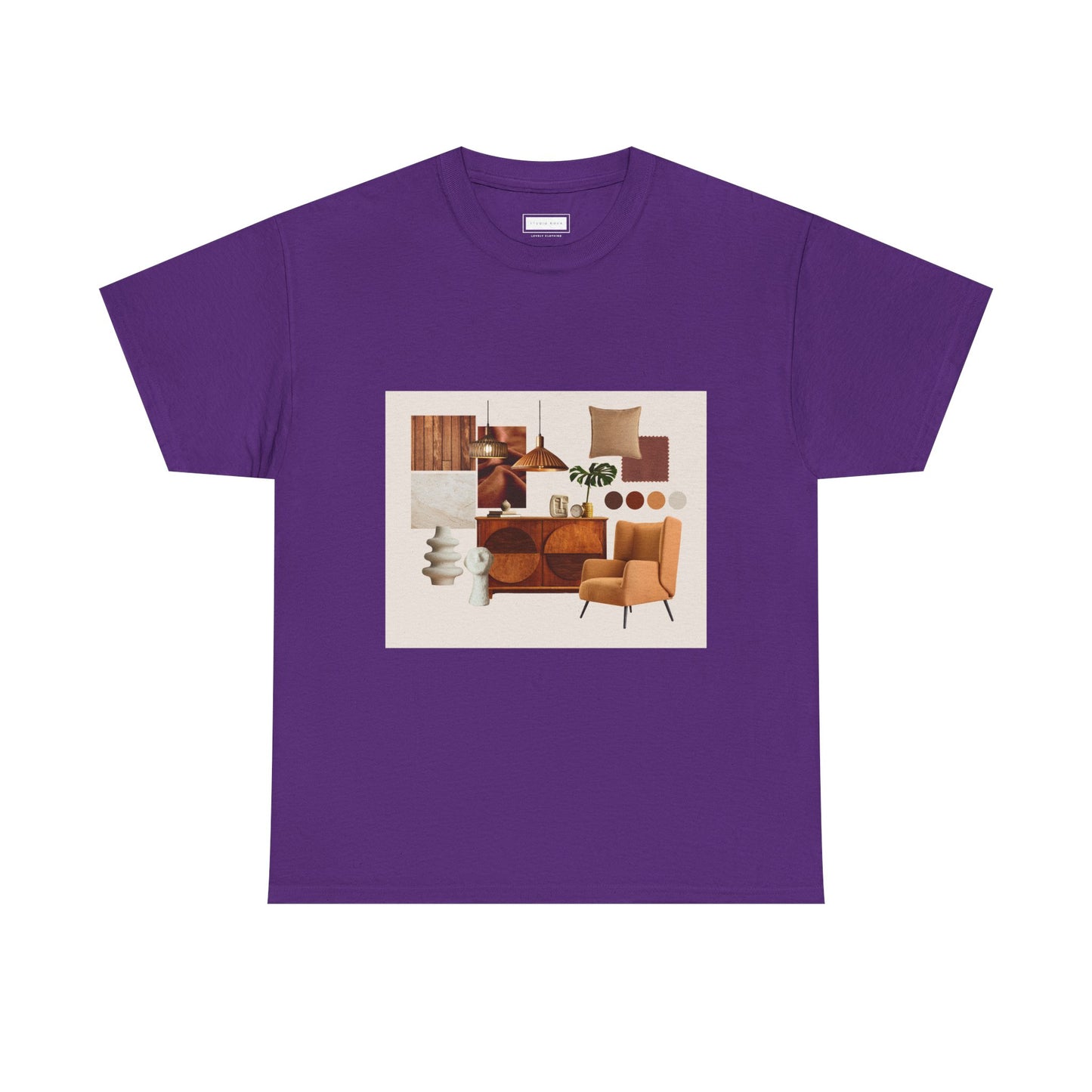 Mid-Century Modern Living Room Art Tee