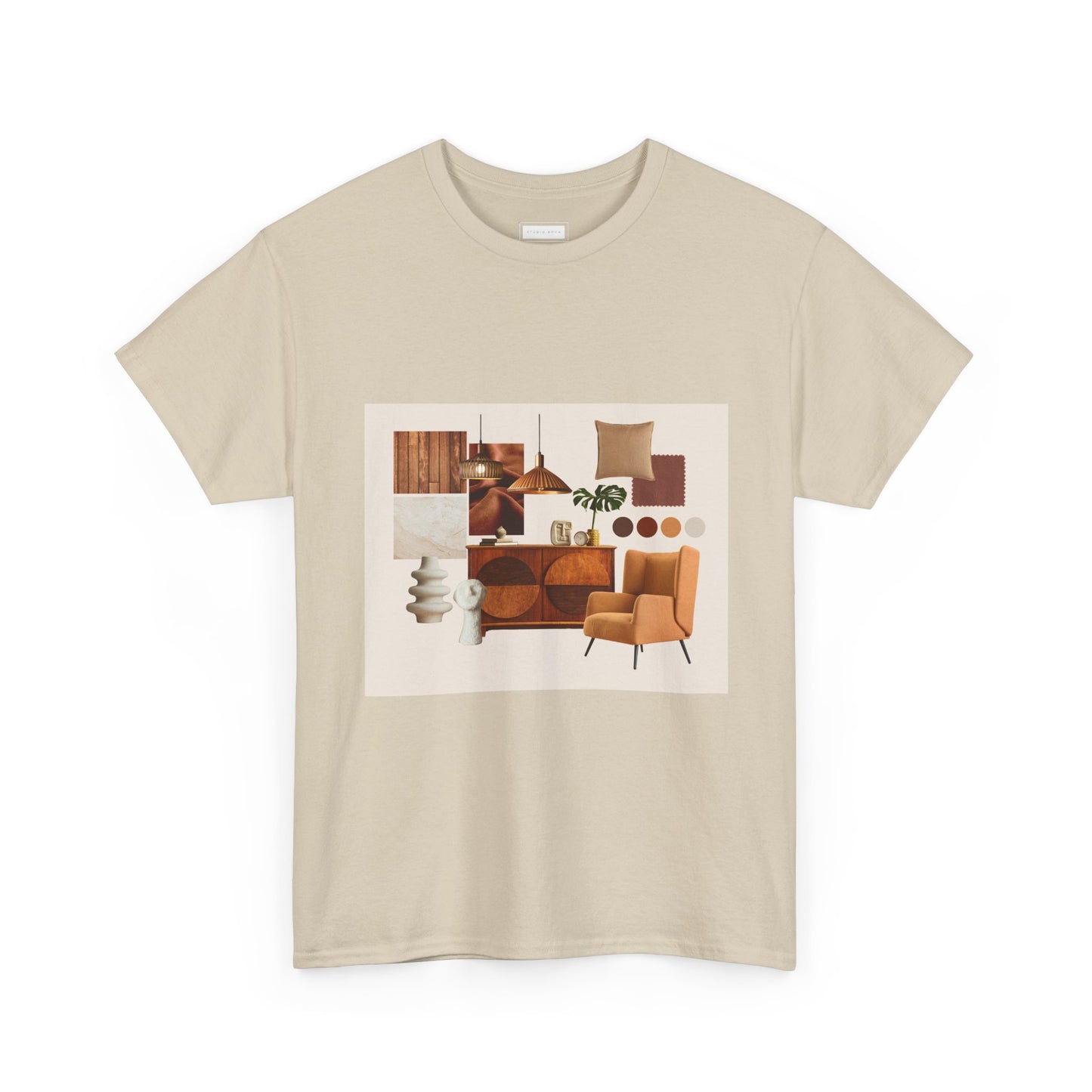 Mid-Century Modern Living Room Art Tee