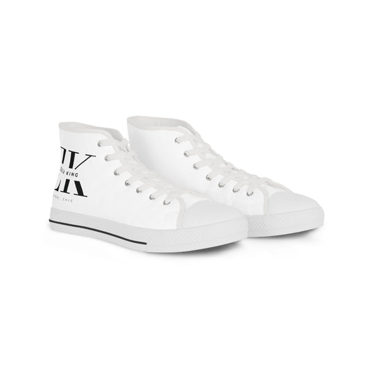 ZULU KING. White High Top Sneakers — Shoes for Men