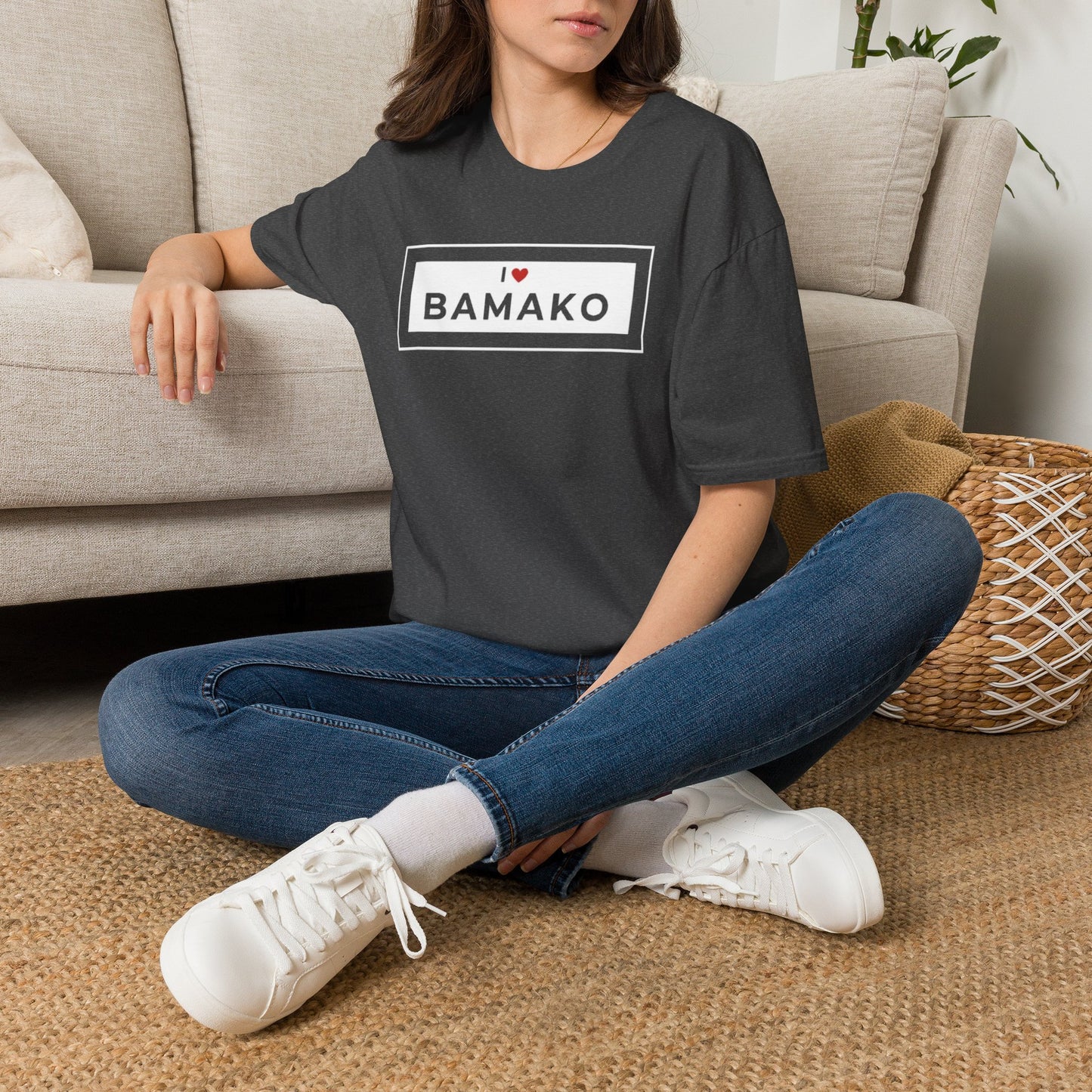 Minimal Heart Tee — Small Red Heart Chest Graphic T-Shirt