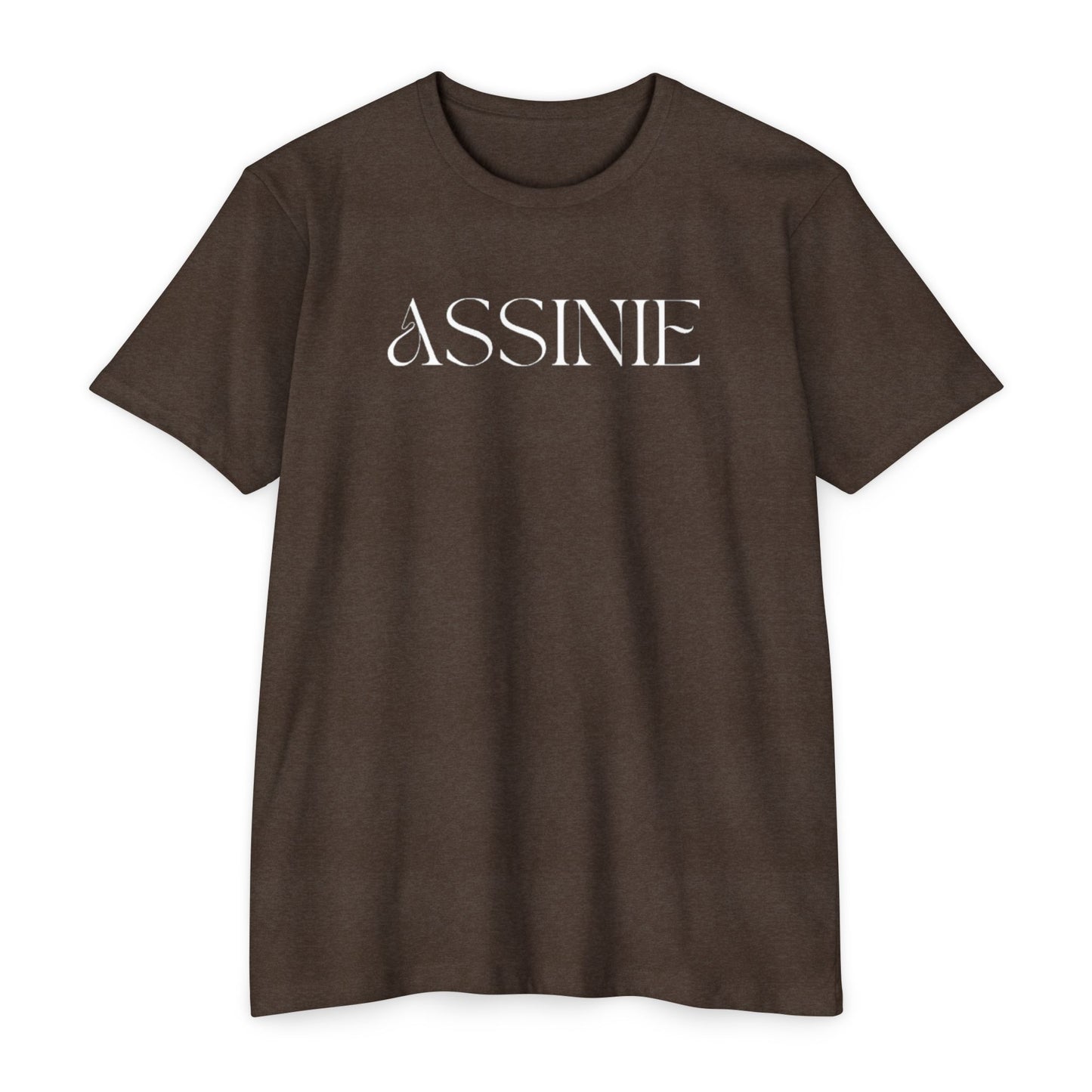 Assume T-Shirt — Minimalist White Logo Tee for Casual Everyday Wear
