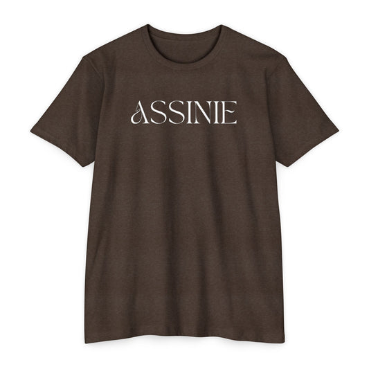 Assume T-Shirt — Minimalist White Logo Tee for Casual Everyday Wear