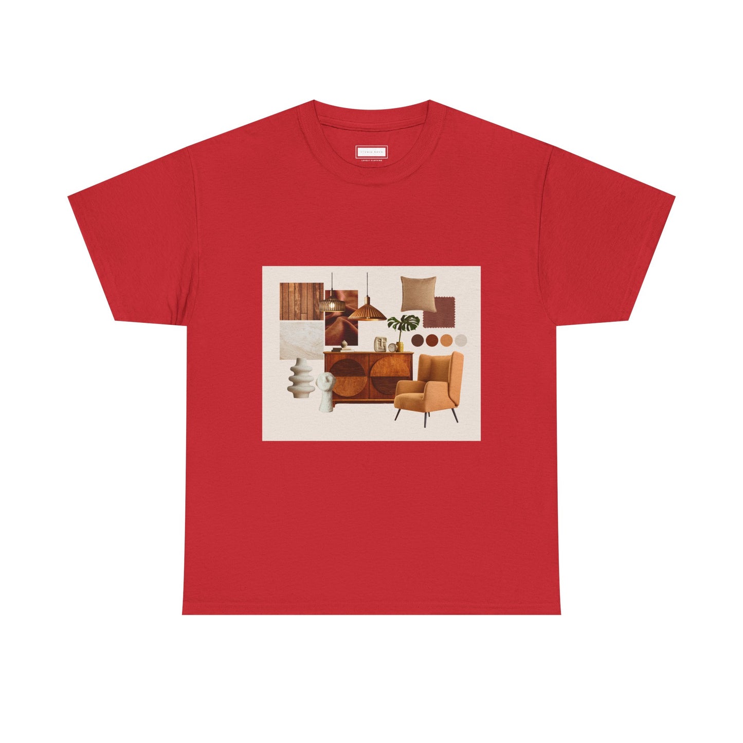 Mid-Century Modern Living Room Art Tee