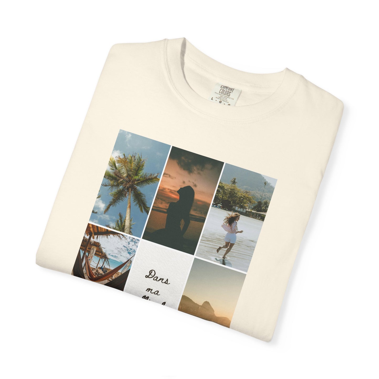 Travel Photo Collage T-Shirt — "Stars are patient, not idle"