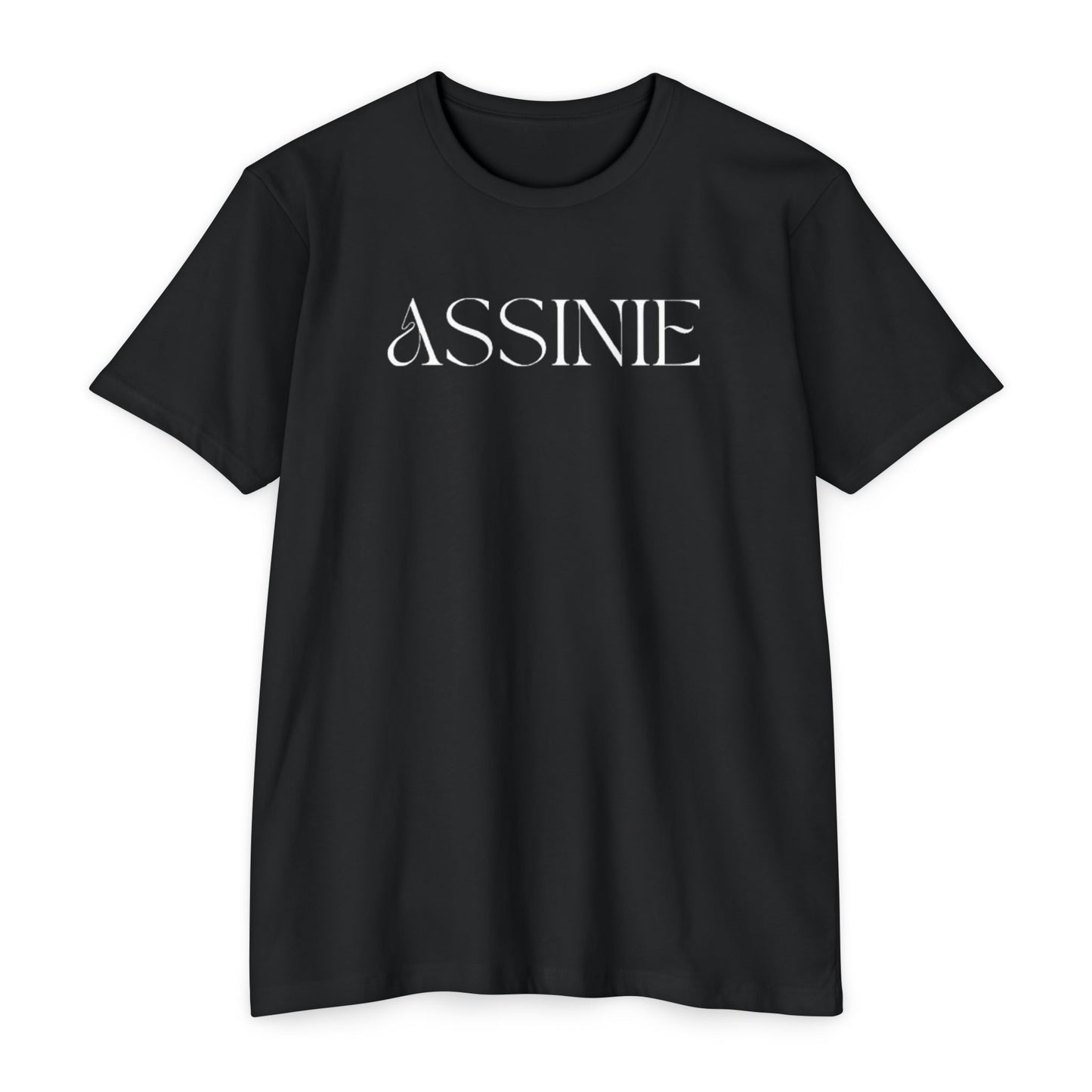 Assume T-Shirt — Minimalist White Logo Tee for Casual Everyday Wear