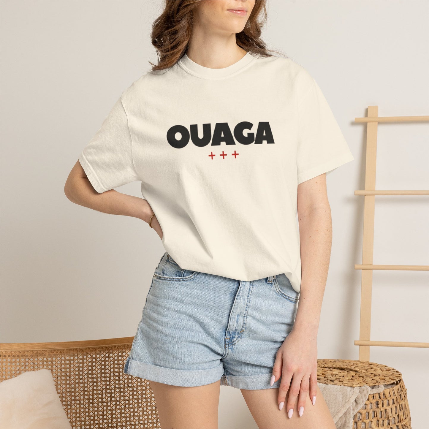 OUAGA Graphic T‑Shirt — Bold City Name Tee (Ouagadougou)