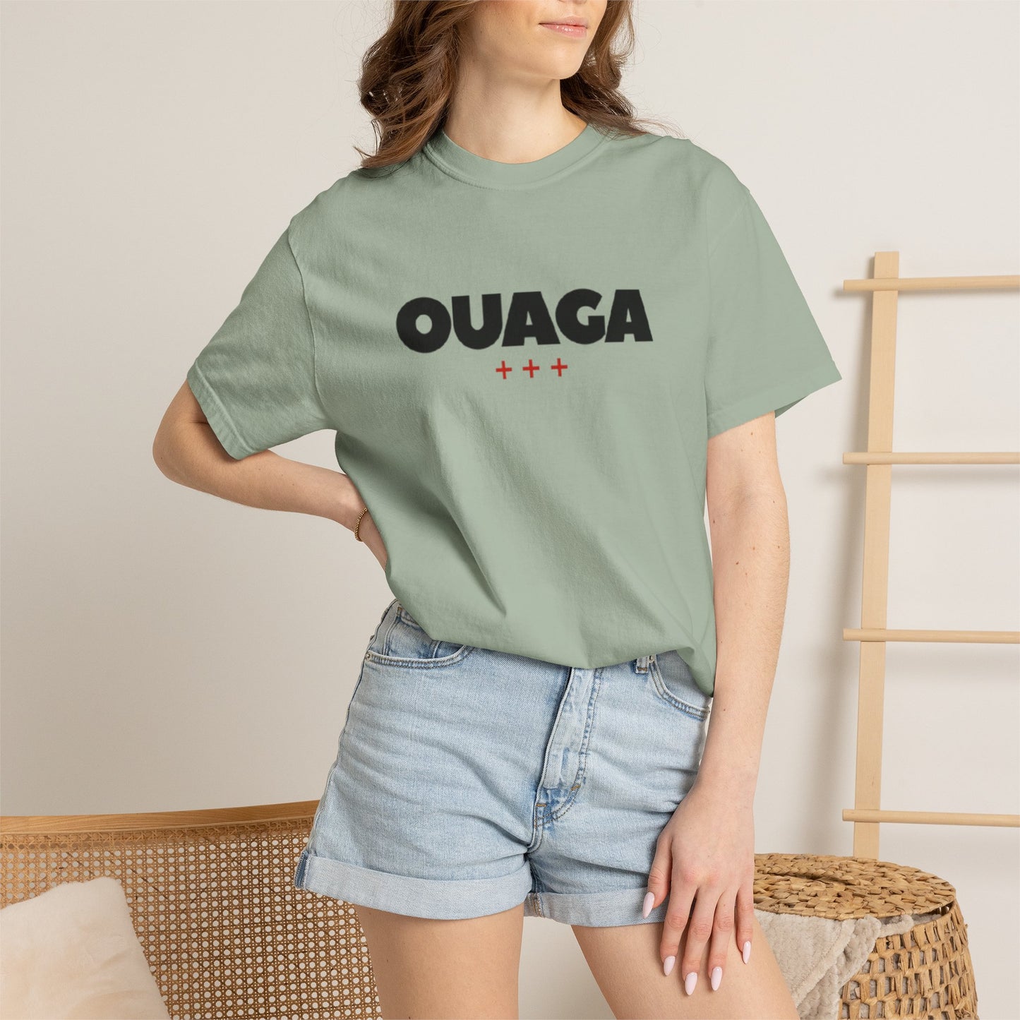 OUAGA Graphic T‑Shirt — Bold City Name Tee (Ouagadougou)