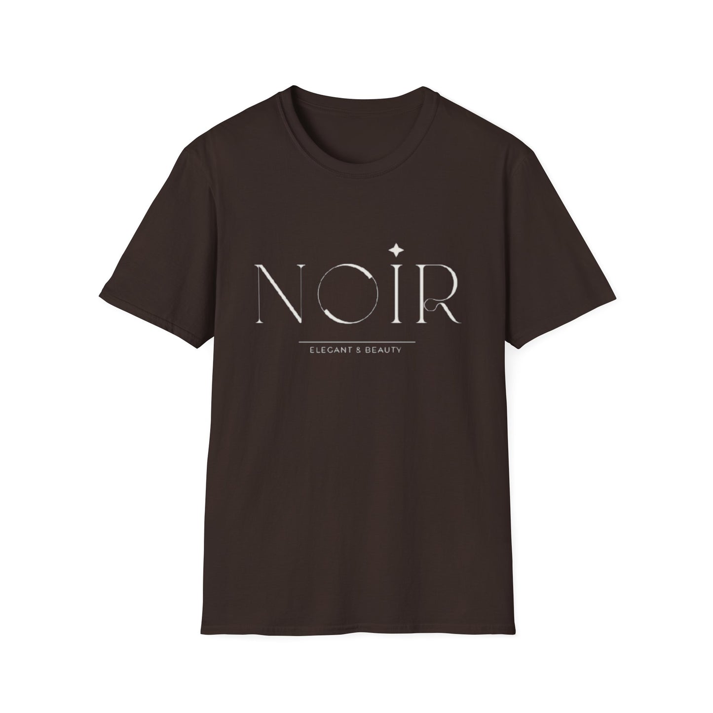 Minimalist 'Noir' Graphic T-Shirt — Subtle Monochrome Logo Tee