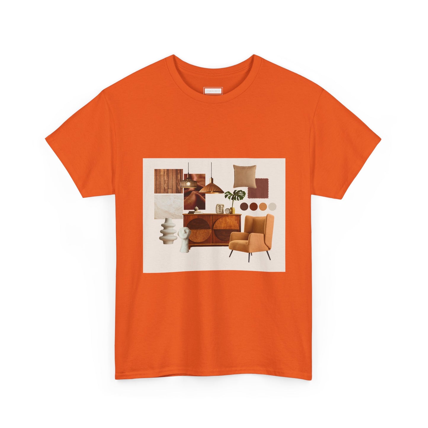 Mid-Century Modern Living Room Art Tee
