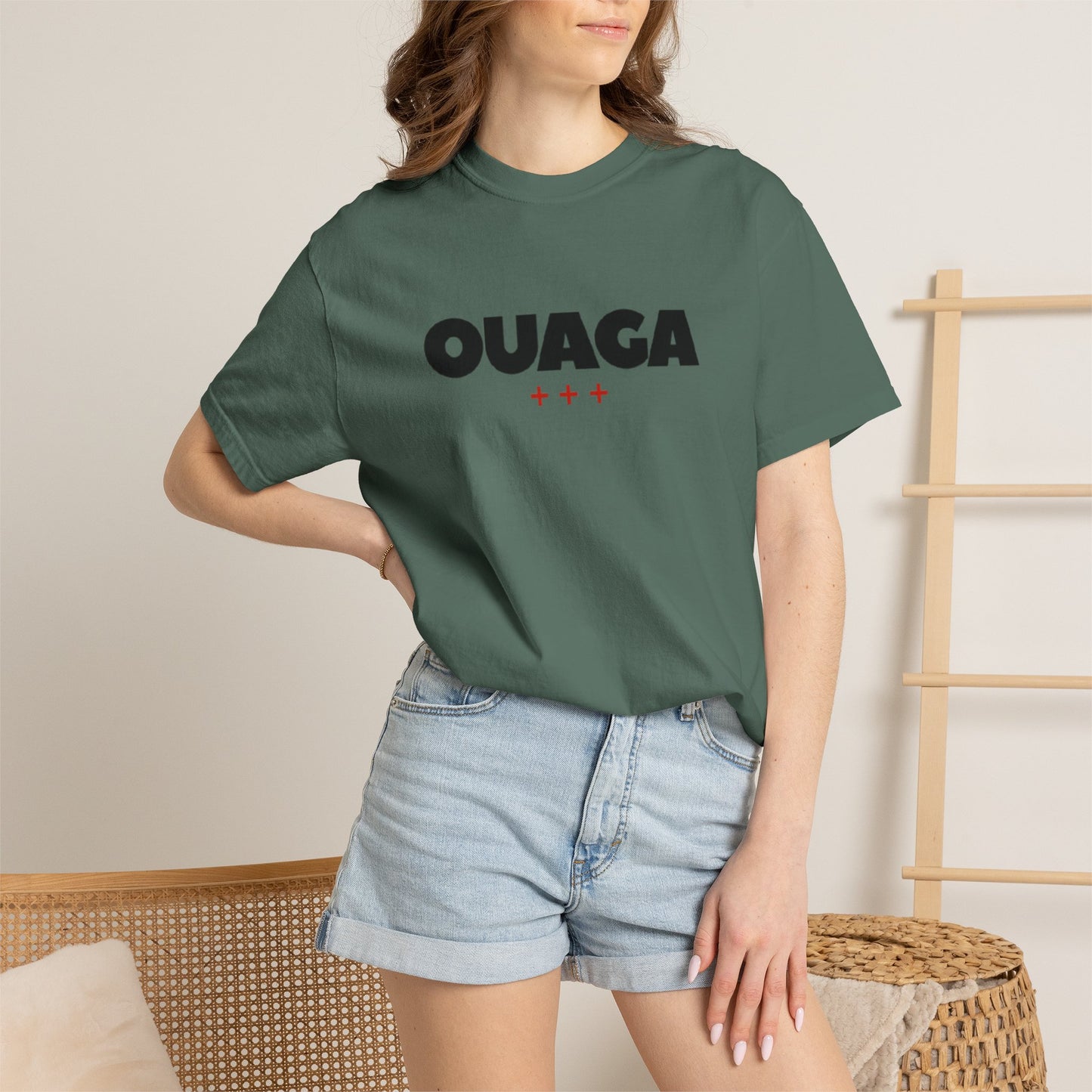 OUAGA Graphic T‑Shirt — Bold City Name Tee (Ouagadougou)