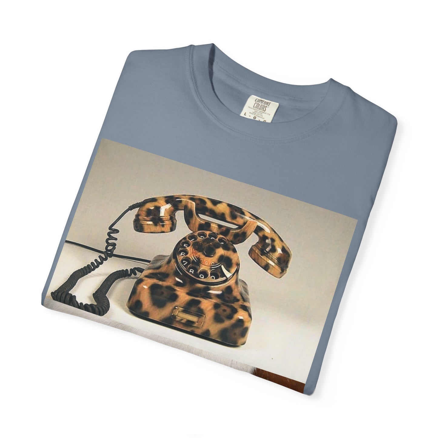 Inspired Leopard Phone Graphic T-Shirt