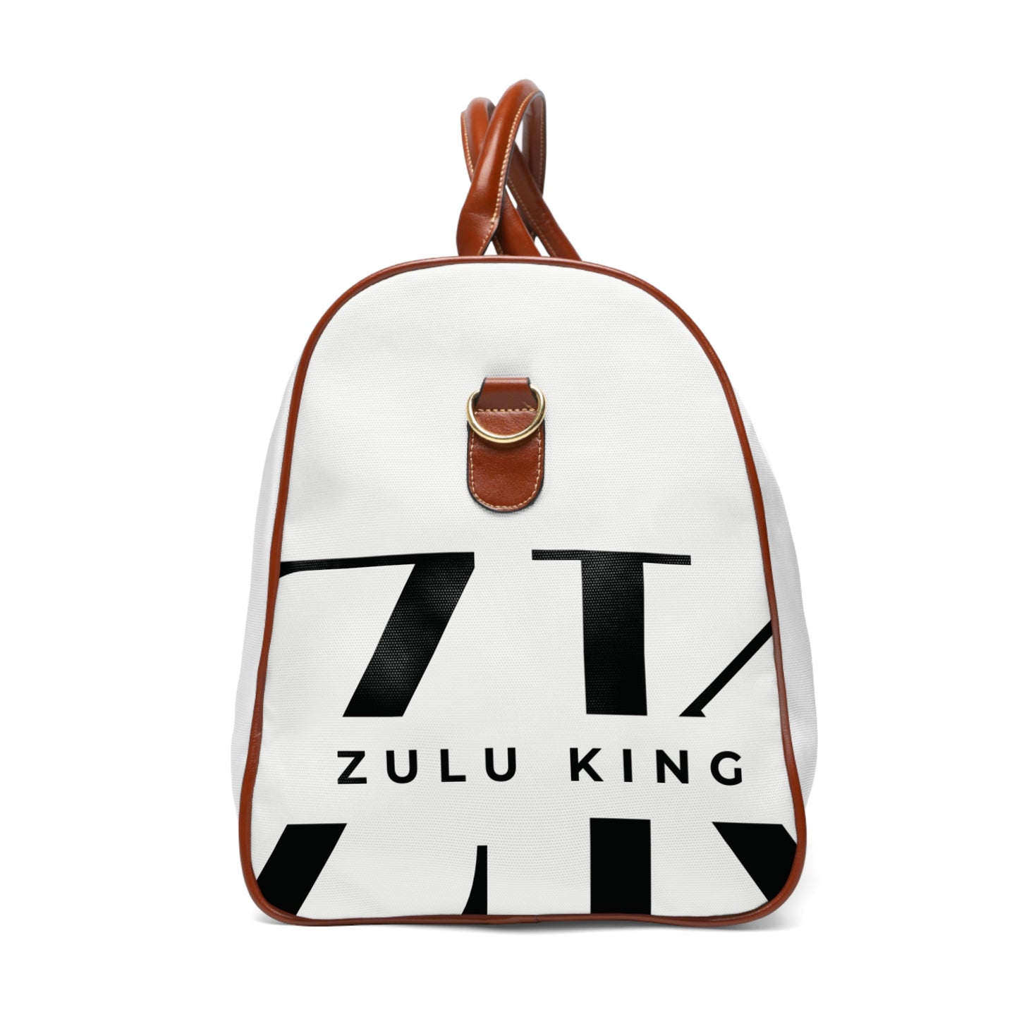 Zulu King Waterproof Travel Duffel Bag — Monogram ZK Sport Chic