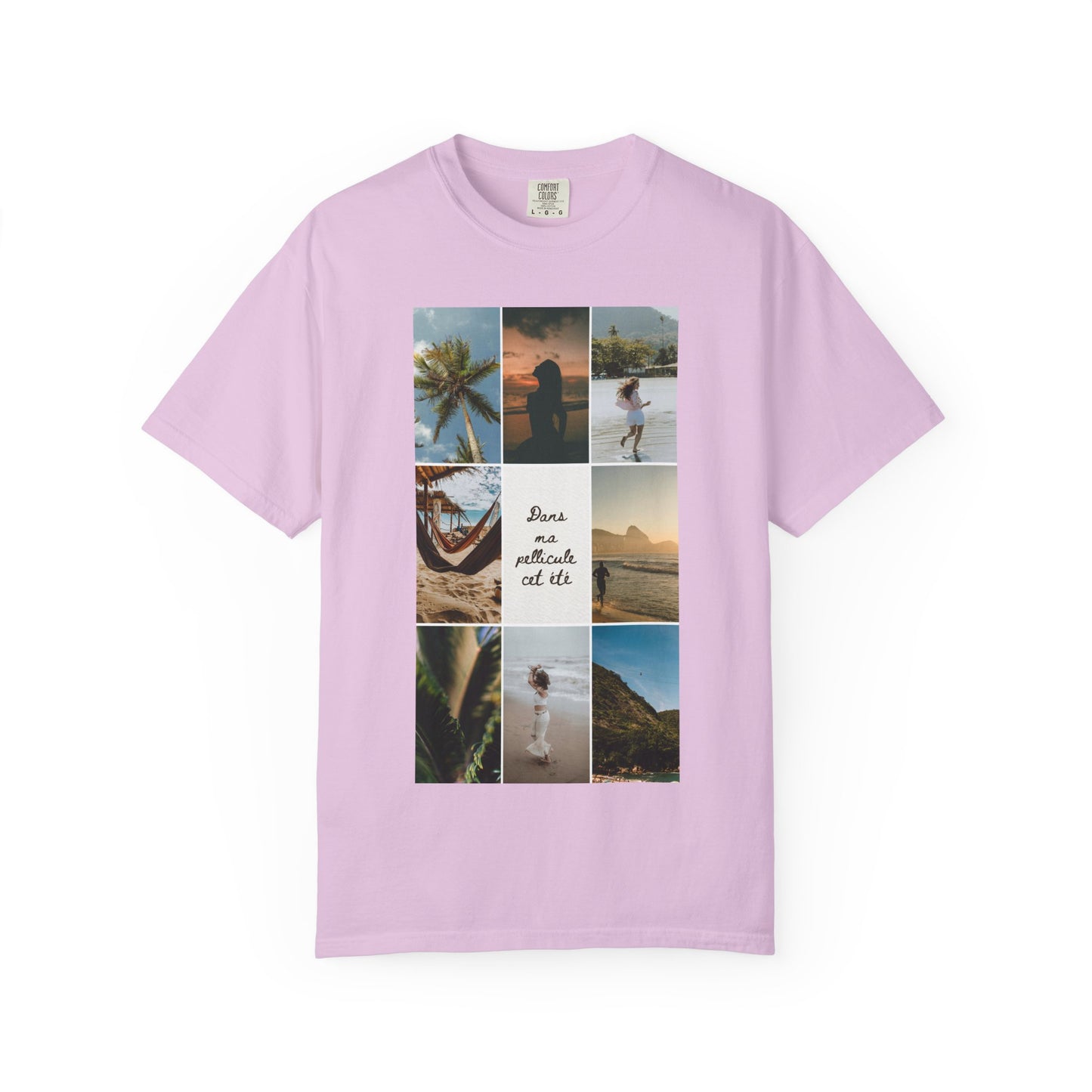 Travel Photo Collage T-Shirt — "Stars are patient, not idle"