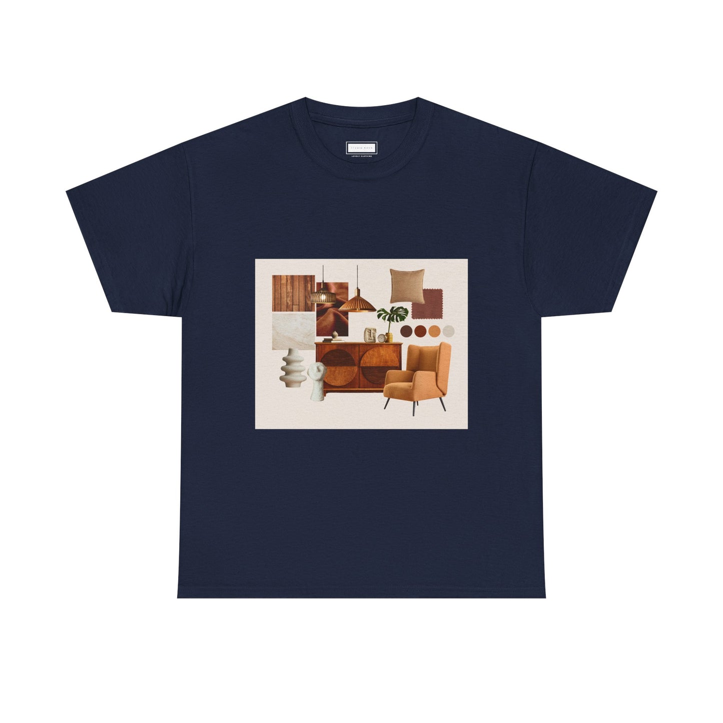 Mid-Century Modern Living Room Art Tee