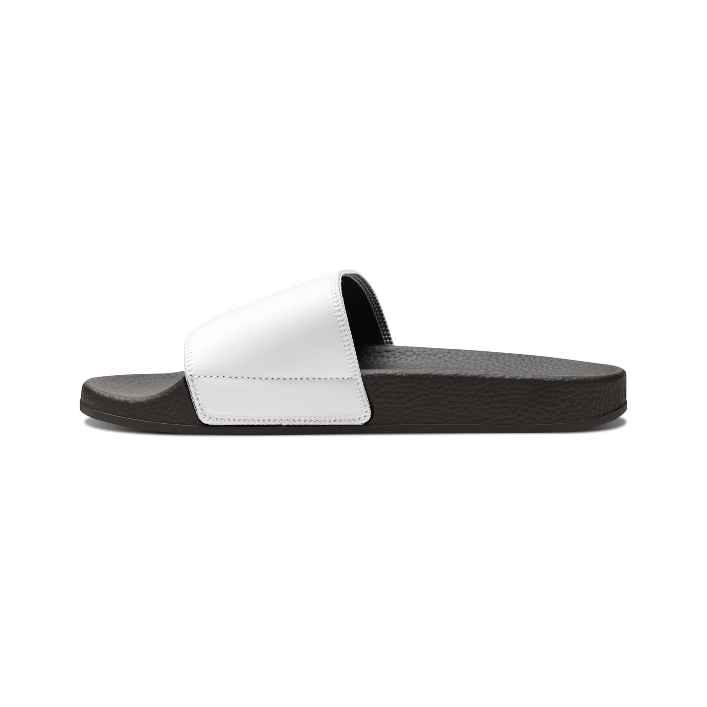 Women's Removable-Strap Slide Sandals — Customizable White Strap, Comfortable Pool & Beach Footwear