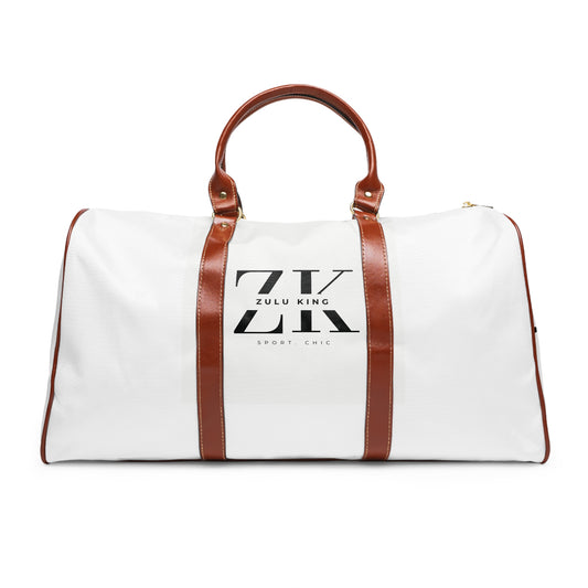 Zulu King Waterproof Travel Duffel Bag — Monogram ZK Sport Chic