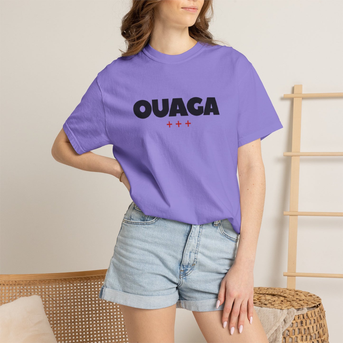 OUAGA Graphic T‑Shirt — Bold City Name Tee (Ouagadougou)