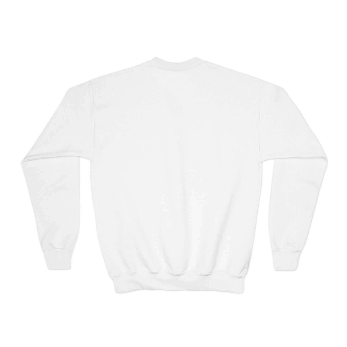 Youth Crewneck Sweatshirt — Cozy Winter Fashion Collage "Bonjour Hiver"