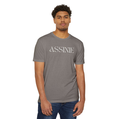 Assume T-Shirt — Minimalist White Logo Tee for Casual Everyday Wear