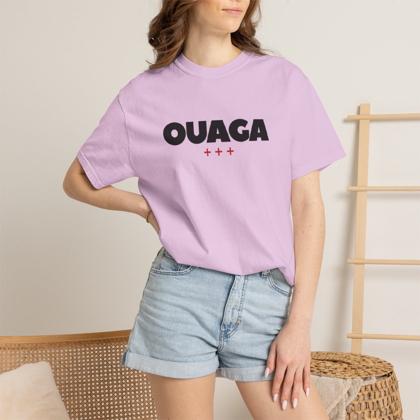 OUAGA Graphic T‑Shirt — Bold City Name Tee (Ouagadougou)